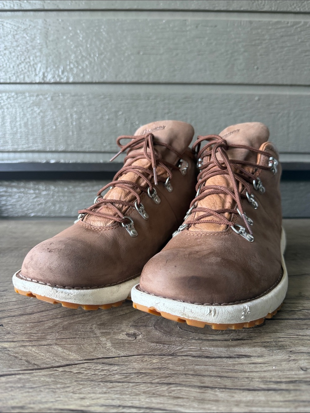 Dancer Men's Brown Leather Hiking Boots - Durable Lace-Up Trail Shoes - Picture 2 of 12